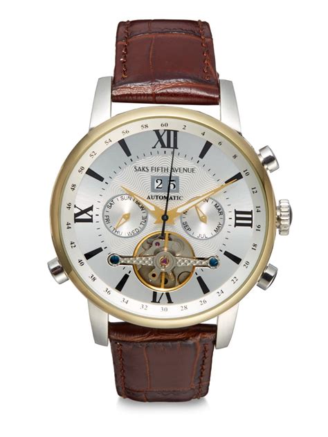 saks off fifth mens watches|saks jewelry sale.